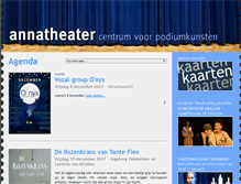 Tablet Screenshot of annatheater.nl
